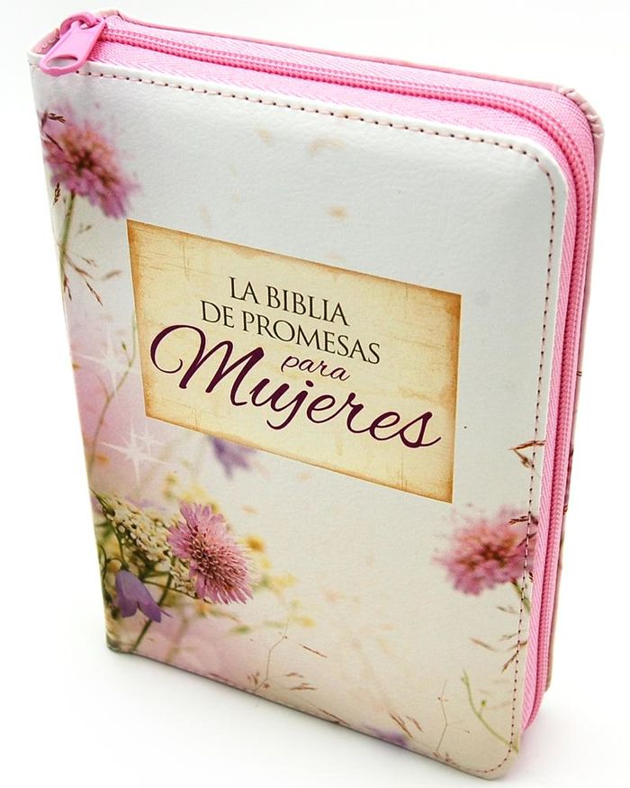 Biblia de promesas para mujeres tamaño compacto con cierre e índice, i